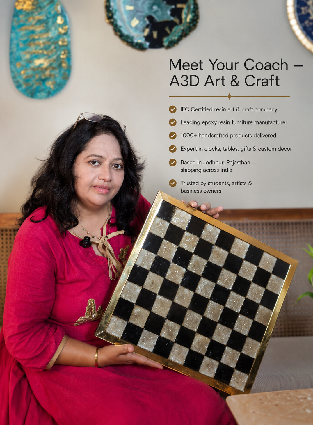 Meet your coach — A3D Art and Craft, Jodhpur